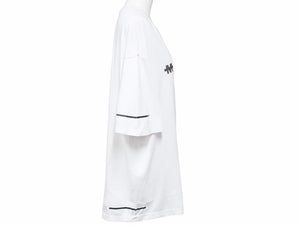 MONCLER モンクレール MAGLIA 半袖Tシャツ E10918041250 8390T ホワイト コットン サイズL 美品 41167
