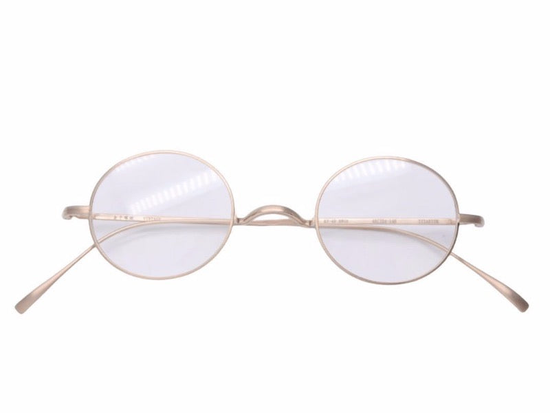 金子眼鏡ヴィンテージシリーズの『金子眼鏡』シンプルなラウンド眼鏡KV-49