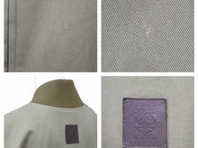 画像をギャラリービューアに読み込む, 極美品 LOEWE ロエベ ブルゾン 20SS S2198080TW カーキ アウター ゴールド金具 切り返し サイズ34 41359