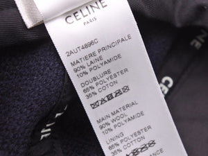 新品同様 CELINE セリーヌ トリオンフ ベースボール キャップ 22SS 帽子 ゴールド金具 2AUT4896C サイズM 41363