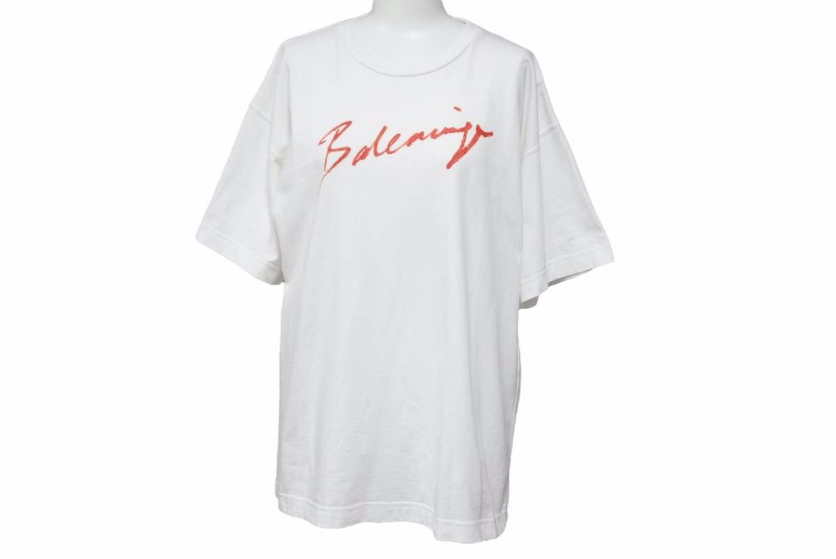 BALENCIAGA バレンシアガ 白 ホワイト Tシャツ レッド xs 583212 TFV63 中古 41524 – Casanova  Vintage