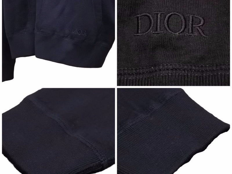 Dior ディオール パーカー オブリーク ジップアップパーカー カシミヤ