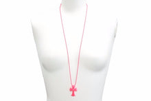 画像をギャラリービューアに読み込む, 極美品 非売品 レア CHROME HEARTS クロムハーツ ボールチェーン ネックレス ラバー ピンク CHクロス 青山20周年記念 中古 41762