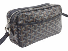 Load image into Gallery viewer, GOYARD ゴヤール ショルダーバッグ カップヴェール ブラウン ブラック PVC レザー 鞄 斜め掛け 良品 中古 41768