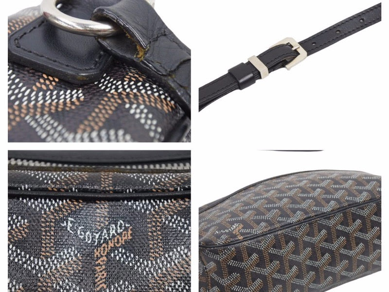 GOYARD ゴヤール ショルダーバッグ カップヴェール ブラウン ブラック