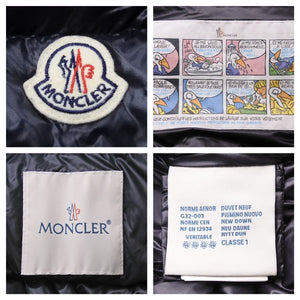 MONCLER モンクレール DOUDOUNE LEGERE ダウンジャケット ダウンコート ロング丈 ポリアミド ブラック サイズ2 美品 中古 41830