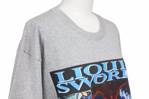 Supreme シュプリーム Tシャツ Liquid Swords Tee リキッド ソーズ 2018AW コットン ポリエステル グレー 美品 中古 42021