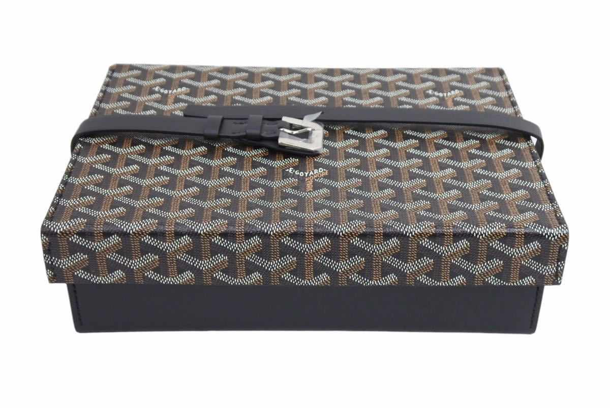 極美品 GOYARD ゴヤール トランク ウォッチケース 時計ケース 8本用 ブラック ヘリンボーン 中古 42490 – Casanova  Vintage