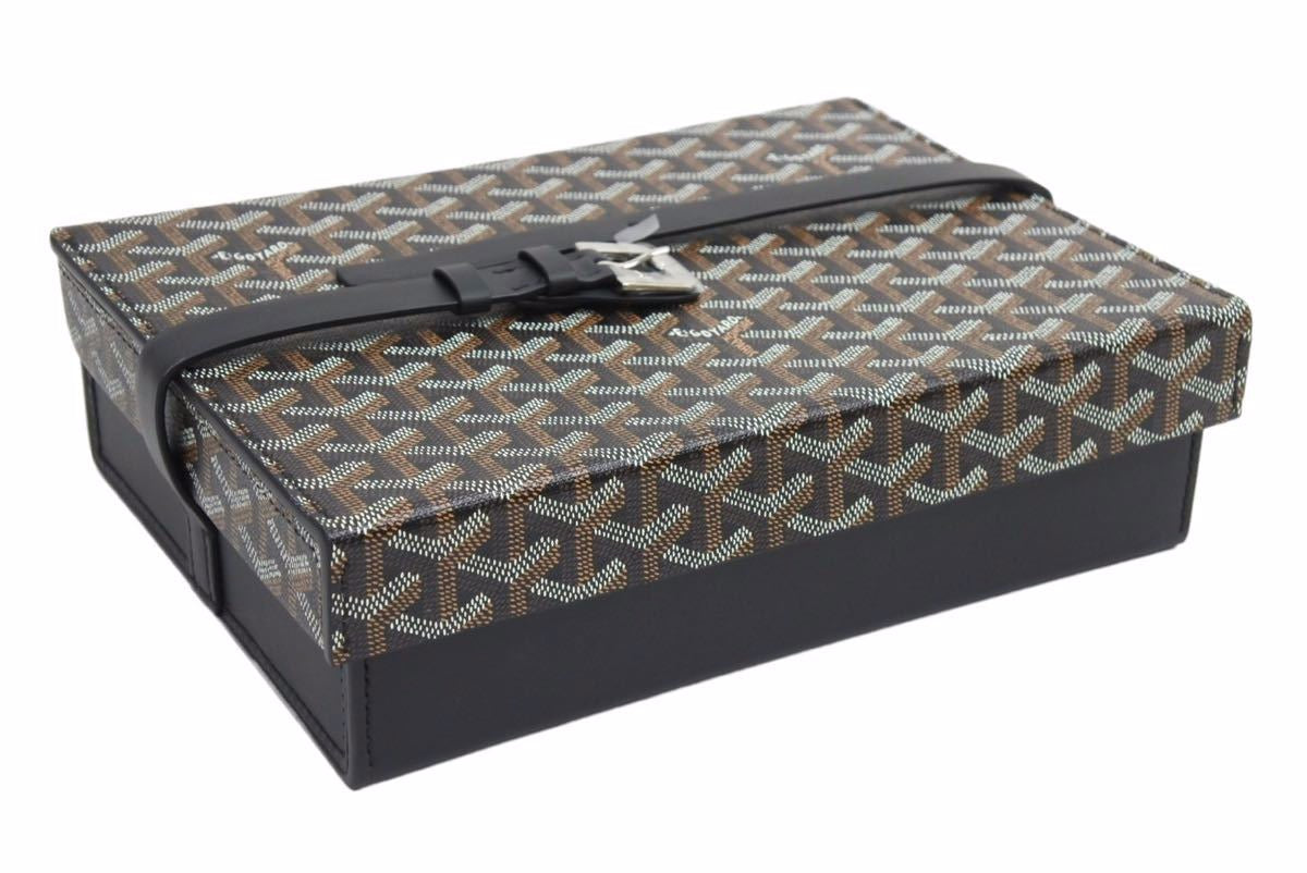 極美品 GOYARD ゴヤール トランク ウォッチケース 時計ケース 8本用 ブラック ヘリンボーン 中古 42490 – Casanova  Vintage