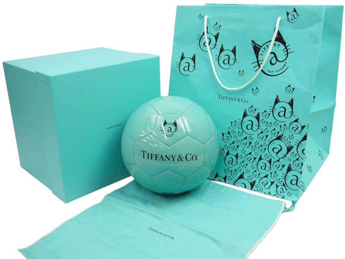 未使用 Tiffany ティファニー×スポルディング サッカーボール キャットストリート限定 合成皮革 ティファニーブルー 42144 –  Casanova Vintage