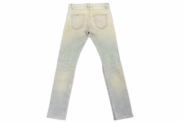 SAINT LAURENT Saint Laurent Denim Pants Damaged Pants Bottoms Cotton Elastane Blue Size 28 Good Condition Used 42235