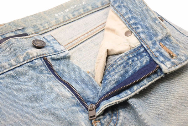 SAINT LAURENT Saint Laurent Denim Pants Damaged Pants Bottoms Cotton Elastane Blue Size 28 Good Condition Used 42235