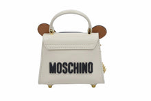 Load image into Gallery viewer, MOSCHINO モスキーノ 2WAY ミニバッグ ショルダーバッグ ハンドバッグ ベア レザー ブラウン ゴールド 美品 中古 42239