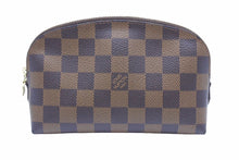 画像をギャラリービューアに読み込む, 極美品 Louis Vuitton ルイヴィトン ポッシュ コスメティック 洗面ポーチ 小物入れ ダミエ N47516 CA2017 ブラウン 中古 42348