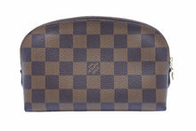画像をギャラリービューアに読み込む, 極美品 Louis Vuitton ルイヴィトン ポッシュ コスメティック 洗面ポーチ 小物入れ ダミエ N47516 CA2017 ブラウン 中古 42348
