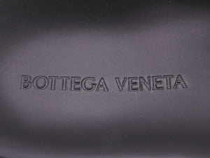 BOTTEGA VENETA ボッテガヴェネタ スライドサンダル イントレチャート レザー カーキ サイズ46 美品 中古 42705