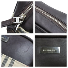 Load image into Gallery viewer, BURBERRY バーバリー ショルダーバック バック ノヴァチェック ベージュ ブラウン ブラック 茶色 黒 美品 42805