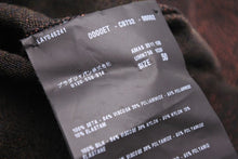 画像をギャラリービューアに読み込む, PRADA プラダ ポロシャツ トップス 半袖 ラメ シルク ビスコース ポリアミド ブラウン ブルー サイズ50 美品 中古 42949