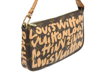画像をギャラリービューアに読み込む, LOUIS VUITTON ルイヴィトン ポーチ モノグラム グラフィティ ポシェット アクセソワール M92193 美品 中古 43063