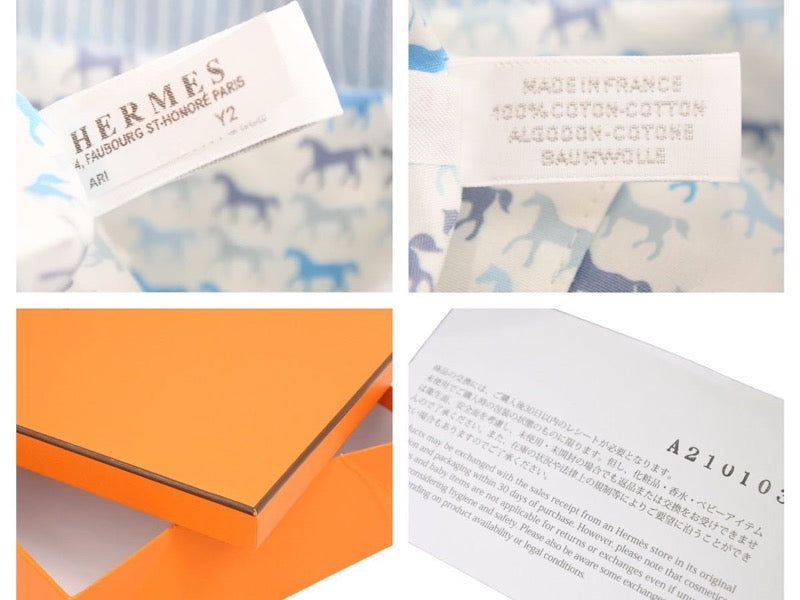 HERMES エルメス カヴァル カバー バッグ 子供用 ホース ストライプ