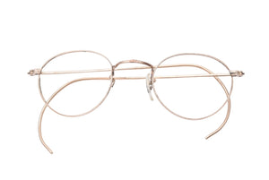 American Optical アメリカンオプティカル 1930s AO SQUIRE スクワイア 丸メガネ ラウンド ロイドメガネ 12K 美品 中古 43093