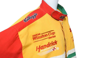 JEFF HAMILTON ジェフハミルトン ヴィンテージ レーシングジャケット Nascar Kellogg's 刺繍 アウター サイズ3XL 中古 43145