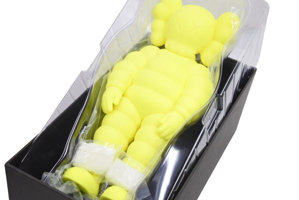 New and unused MEDICOM TOY Doll Figure KAWS What Party open edition Yellow 43280