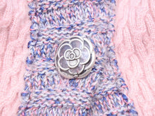 画像をギャラリービューアに読み込む, CHANEL シャネル カーディガン トリミングワンピース P52761K06813 シルク カシミヤ モヘア ピンク サイズ36 美品 中古 43296