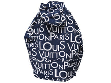 Load image into Gallery viewer, LOUIS VUITTON ルイヴィトン パッカブルギャラクシージャケット ブルゾン ロゴ総柄 ネイビー ホワイト サイズ48 美品 中古 43433