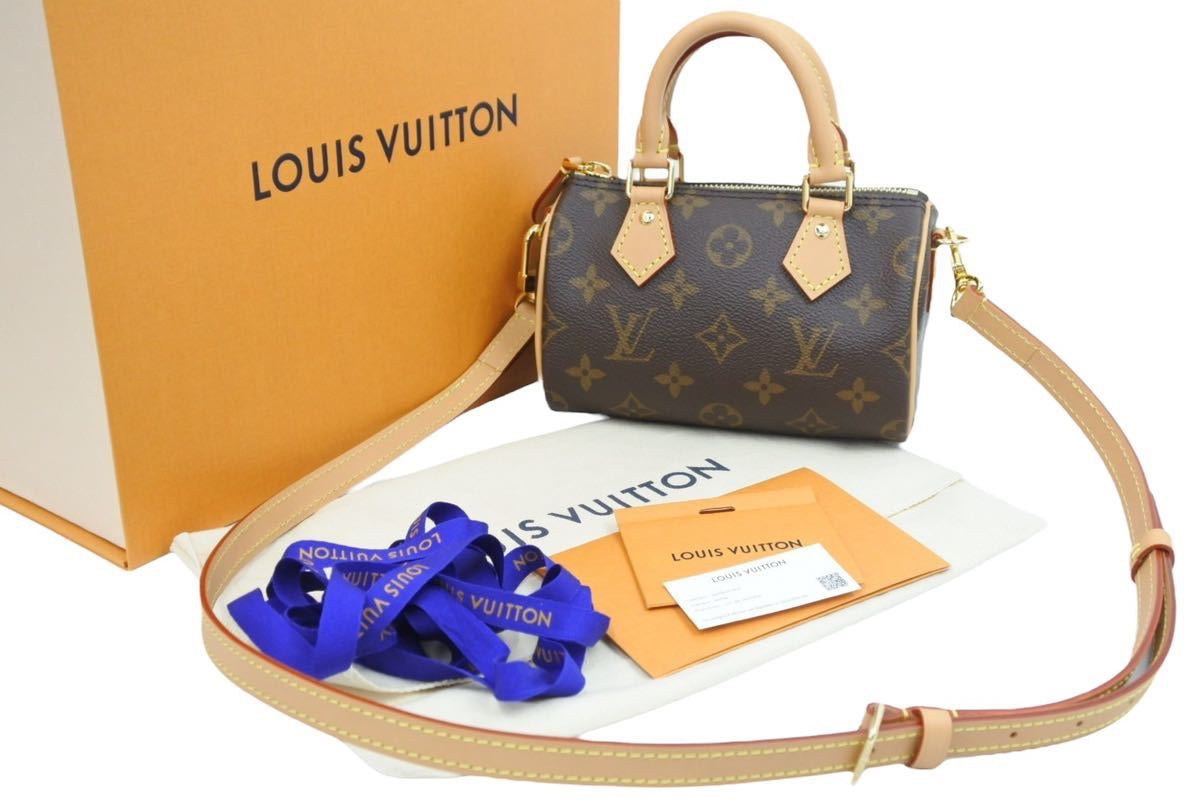 新品未使用 Louis Vuitton ルイヴィトン ナノスピーディ ハンドバッグ ショルダーバッグ ミニ M61252 モノグラムキャンバス  43472 – Casanova Vintage