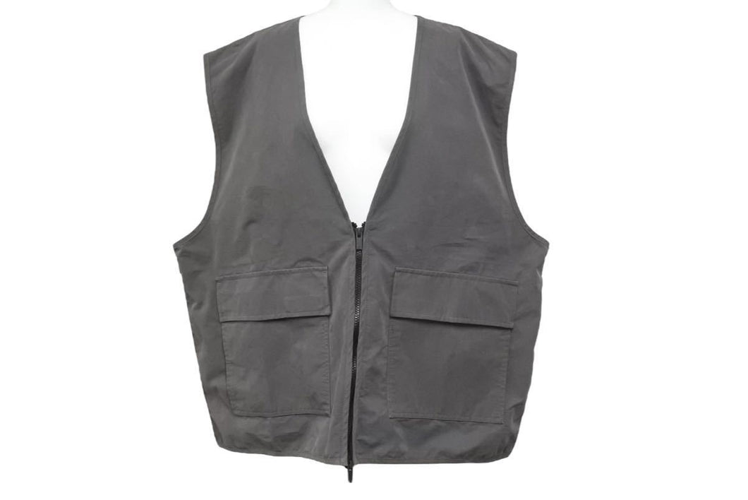 ESSENTIALS エッセンシャルズ FW22 Work Vest ワークベスト ジャケット コットン ポリエステル ブラック サイズL 美品 中古 43578