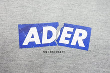 Load image into Gallery viewer, ADERERROR アーダーエラー FW21 Origin Line BoxLogo ボックスロゴ スウェット トレーナー グレー A2 美品 中古 43586