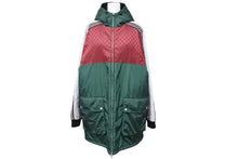 画像をギャラリービューアに読み込む, GUCCI グッチ ナイロンコート ジャケット GG柄 上着 590746 Z4039 ナイロン ポリアミド マルチカラー サイズ44 美品 中古 43611