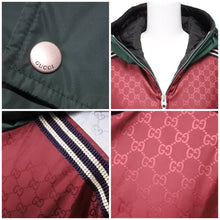 画像をギャラリービューアに読み込む, GUCCI グッチ ナイロンコート ジャケット GG柄 上着 590746 Z4039 ナイロン ポリアミド マルチカラー サイズ44 美品 中古 43611