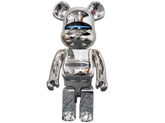 Hajime Sorayama Bearbrick SORAYAMA SEXY ROBOT SILVER 1000% BE@RBRICK Medicom Toy, excellent condition, used, item number 43628