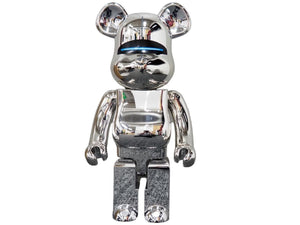 Hajime Sorayama Bearbrick SORAYAMA SEXY ROBOT SILVER 1000% BE@RBRICK Medicom Toy, excellent condition, used, item number 43628