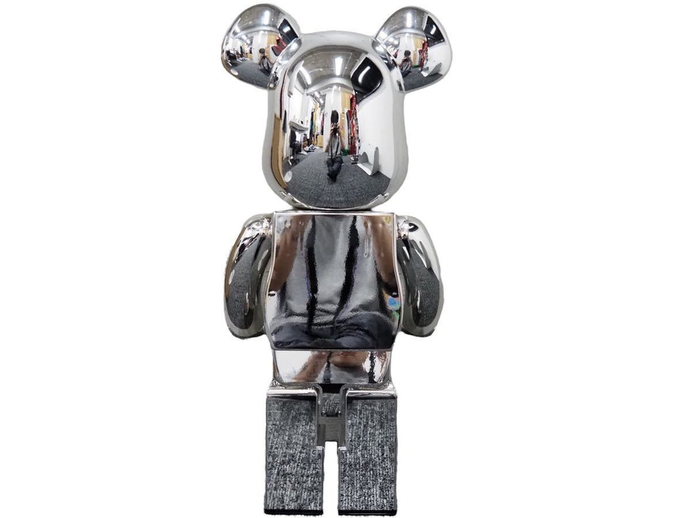 空山基 ベアブリックSORAYAMA SEXY ROBOT SILVER 1000% BE@RBRICK メディコムトイ 美品 中古 43628
