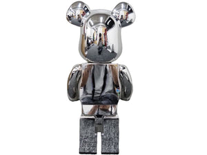 Hajime Sorayama Bearbrick SORAYAMA SEXY ROBOT SILVER 1000% BE@RBRICK Medicom Toy, excellent condition, used, item number 43628
