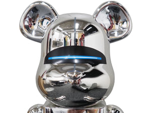 Hajime Sorayama Bearbrick SORAYAMA SEXY ROBOT SILVER 1000% BE@RBRICK Medicom Toy, excellent condition, used, item number 43628