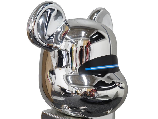 Hajime Sorayama Bearbrick SORAYAMA SEXY ROBOT SILVER 1000% BE@RBRICK Medicom Toy, excellent condition, used, item number 43628