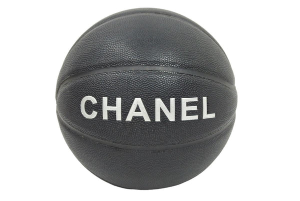 Super Rare CHANEL Basketball Black Silver 2019 Sold Out Immediately Good Condition Used 43723