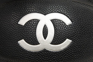 Super Rare CHANEL Basketball Black Silver 2019 Sold Out Immediately Good Condition Used 43723
