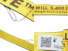 Load image into Gallery viewer, Off White オフホワイト INDUSTRIAL BELT インダストリアルベルト ブランドロゴ イエロー サイズO/S 良品 中古 43804