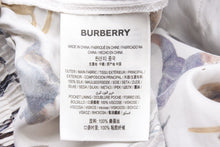 Load image into Gallery viewer, Burberry バーバリー ハーフパンツ ショートパンツ サル モンキー 総柄 ホワイト シルク サイズUS4 美品 中古 43811