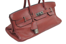 Load image into Gallery viewer, ゴルチェ期 エルメス ショルダーバーキン トリヨンクレマンス レッド □I刻印 ショルダーバッグ 美品 中古 43891