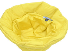 Load image into Gallery viewer, 極美品 PRADA プラダ 22AW キルティング バケットハット GIALLO イエロー 帽子 ロゴ ナイロン 2HC252 サイズM 中古 43911