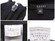 Load image into Gallery viewer, GUCCI グッチ ワンピース トップス 122151 ZH025 イタリア産 シルク スパンデックス ブラック 美品 中古 44000