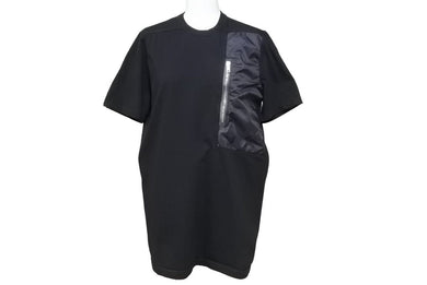 Rick Owens リックオウエンス ZIP POCKET LEVEL TEE ジップポケット Tシャツ コットン ブラック サイズS 美品 中古 44027