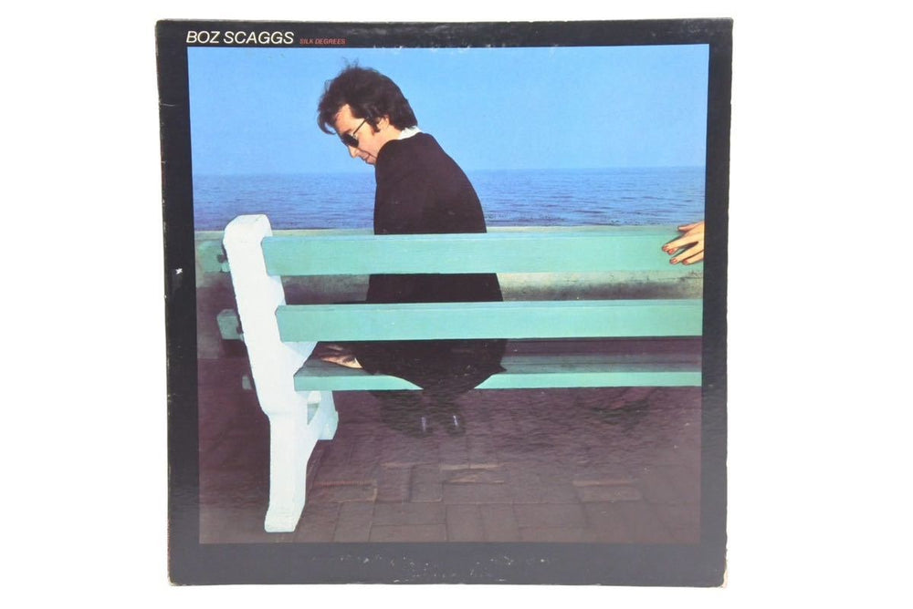 Boz Scaggs ボズ スキャッグス 1976年 Silk Degrees LPレコード US盤 インテリア ブラック ブルー 良品 中古 44224