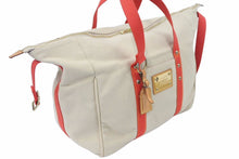 Load image into Gallery viewer, LOUIS VUITTON ルイ・ヴィトン サック ウィークエンド ハンドバッグ アンティグア ベージュ レッド 鞄 M40029 美品 中古 44352